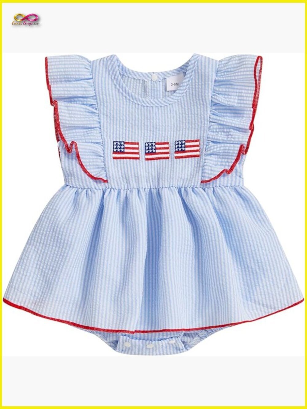 Baby Girl Smocked Bubble Romper Tutu Dress Ruffled Sleeveless One Piece - Picture 1 of 7
